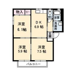 シャーメゾンクレールの物件間取画像